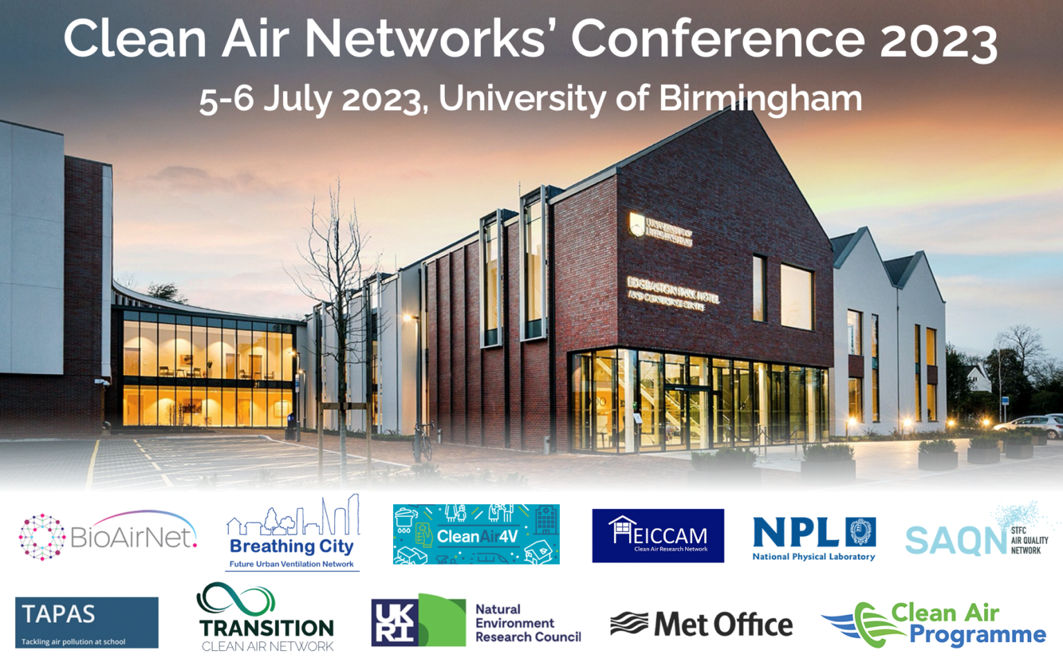 The countdown to the Clean Air Networks’ Conference begins! Clean Air